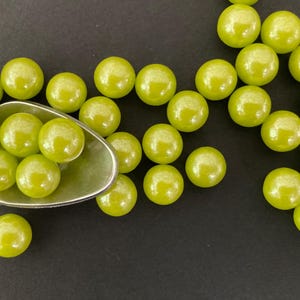 Olive Green Sugar Pearls 10 MM