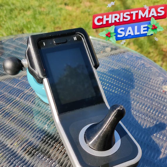 Invacare LiNX 400 Touch Screen Joystick controller Wheelchair Powerchair Phone Mount Holder 1" inch RAM Ball Adapter Accessible Hobbies