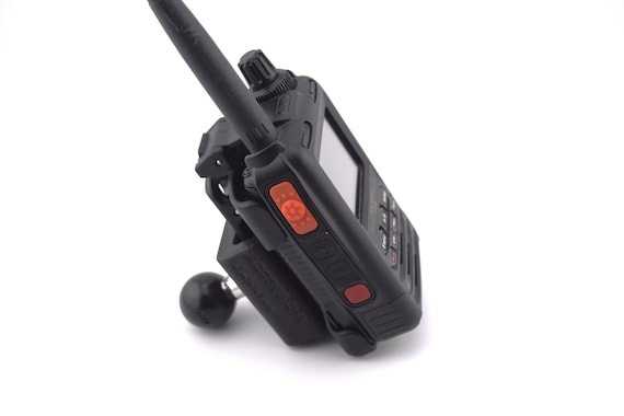Rugged Yaesu FT5DR Handheld Radio Walkie-Talkie 1" Ball RAM Mount Holder for Car Truck UTV ATV Motorcycle Wheelchair