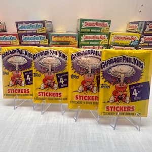 Garbage Pail Kids Series 4 Sealed Wax Packs (4) 1986