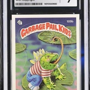 1986 Garbage Pail Kids Series 3 Croakin’ Colin CGC 9.0 Mint W/Copyright