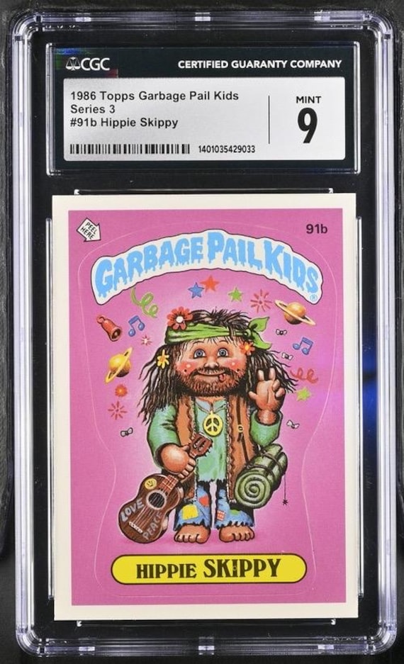 1986 Garbage Pail Kids Series 3 Hippy Skippy CGC 9.0 Mint - Etsy