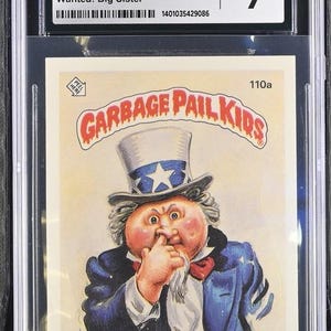 1986 Garbage Pail Kids Series 3 Snooty Sam CGC 9.0 Mint Wanted: Big Sister