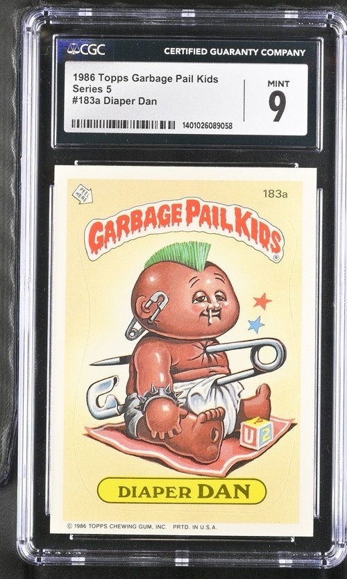 1986 Garbage Pail Kids Series 5 Diaper Dan CGC 9.0 Mint - Etsy