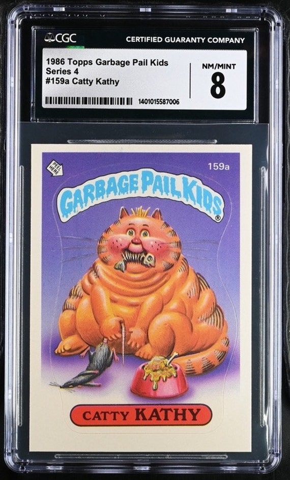 1986 Garbage Pail Kids Series 4 Catty Kathy CGC 8.0 Near Mint