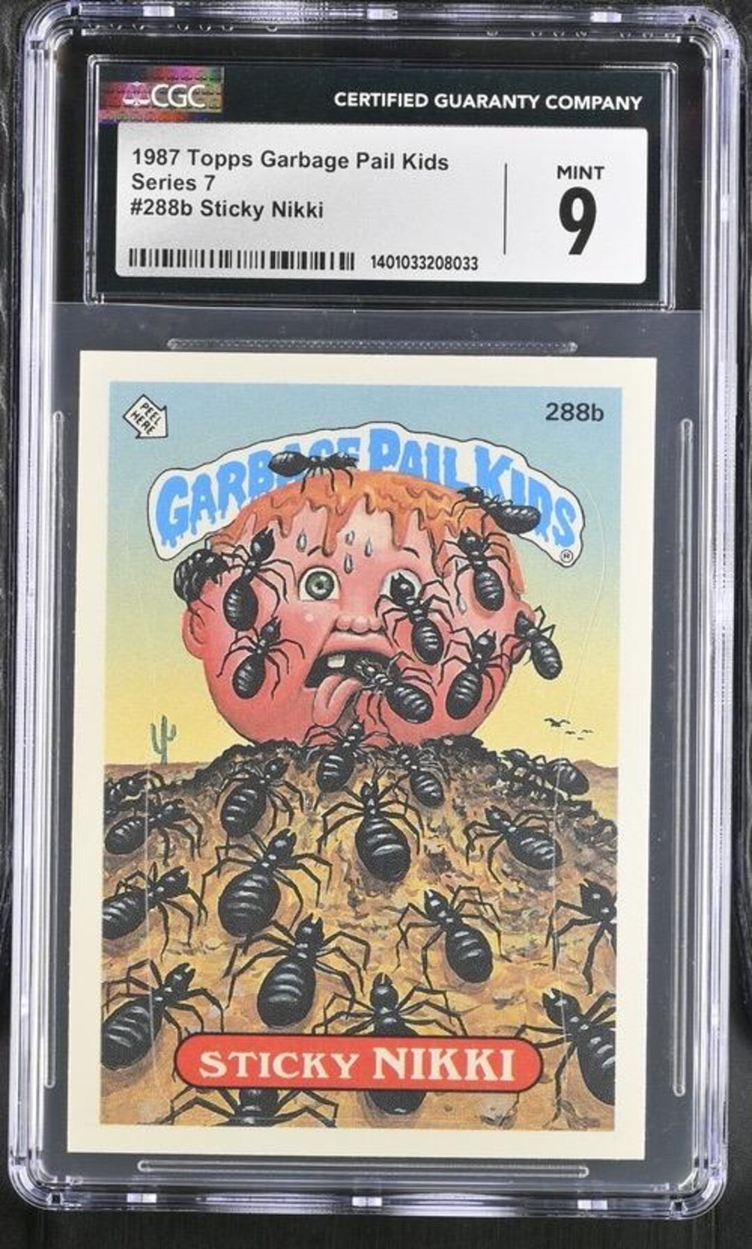 Sticky Ricky Garbage Pail Kid 1987 Garbage Pail Kids Sticky Nikki Series 7 CGC 9.0 Mint - Etsy