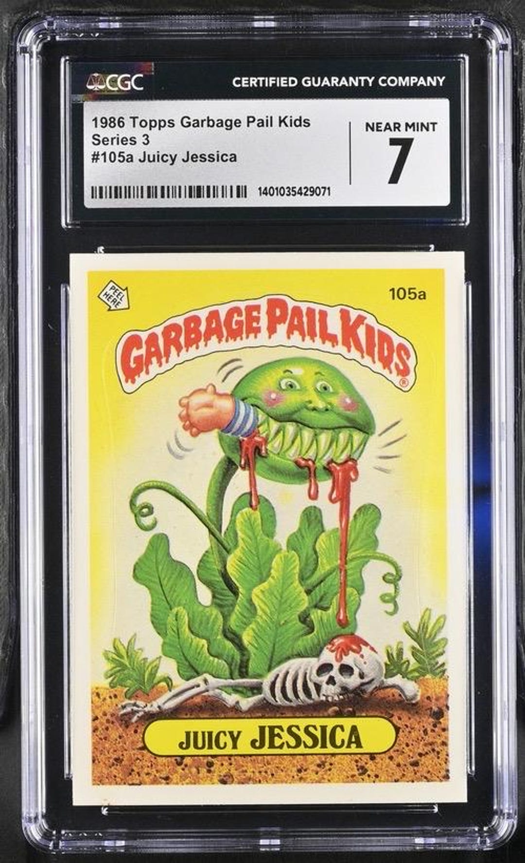1986 Garbage Pail Kids Series 3 Juicy Jessica CGC 7.0 Near Mint - Etsy