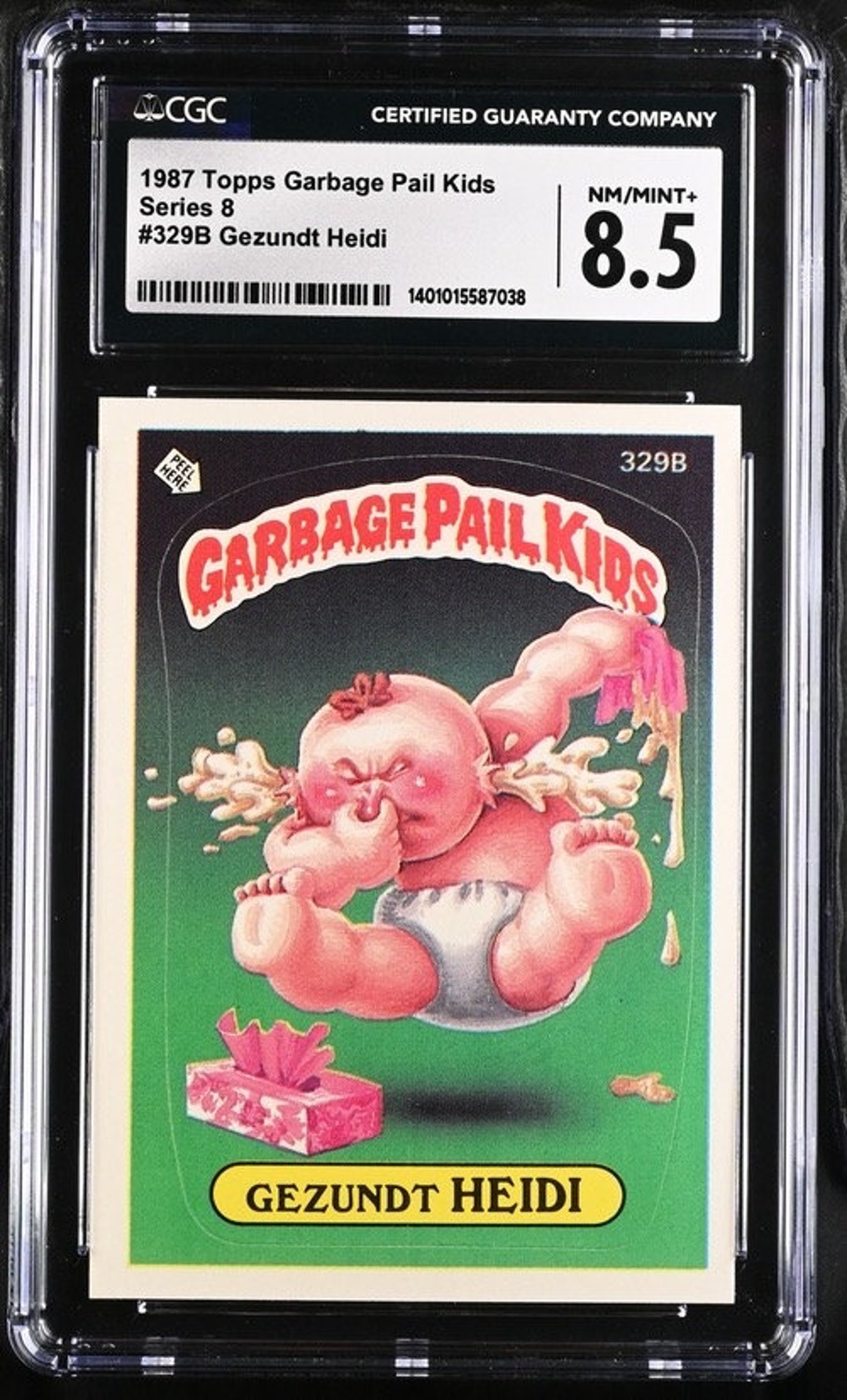 1987 Garbage Pail Kids Series 8 Gezundt Heidi CGC 8.5 Nm