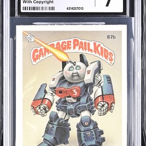 1986 Garbage Pail Kids Series 3 Roy Bot CGC 7.0 Near Mint With Copyright
