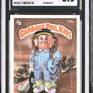 1986 Garbage Pail Kids Series 5 Earl Painting Side Puzzle Variant CGC 8.5 NM/Mint+