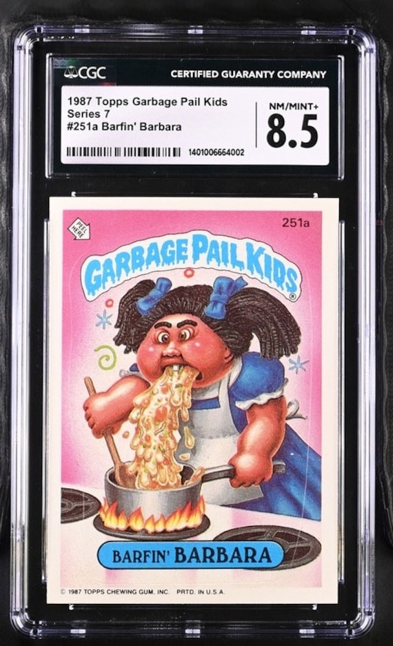 1987 Garbage Pail Kids Barfin' Barbara Series 7 CGC 8.5 Nm/mint+
