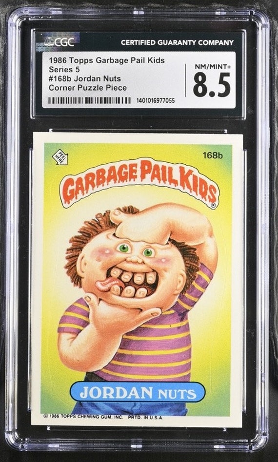 1986 Garbage Pail Kids Series 5 Jordan Nuts CGC 8.5 Nm/mint+