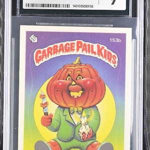 1986 Garbage Pail Kids Duncan Pumpkin Series 4 CGC 9.0 Mint