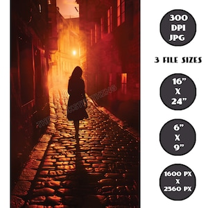 Unique Book e-Book Cover Art, Printable Poster - Mystery Novel, Thriller, Suspense, Historical, Instant Digital Download JPG