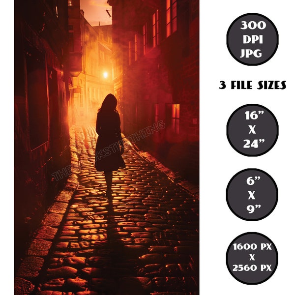 Unique Book e-Book Cover Art, Printable Poster - Mystery Novel, Thriller, Suspense, Historical, Instant Digital Download JPG