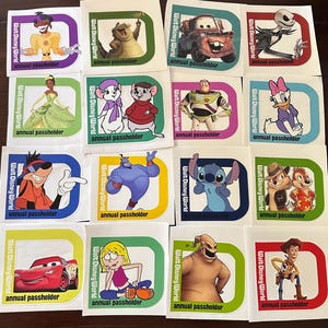 Adesivo per abbonati annuali Disney World (Fan Art)