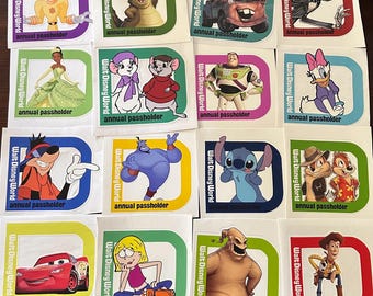 Pegatina para titulares de pases anuales de Disney World (arte de fans)