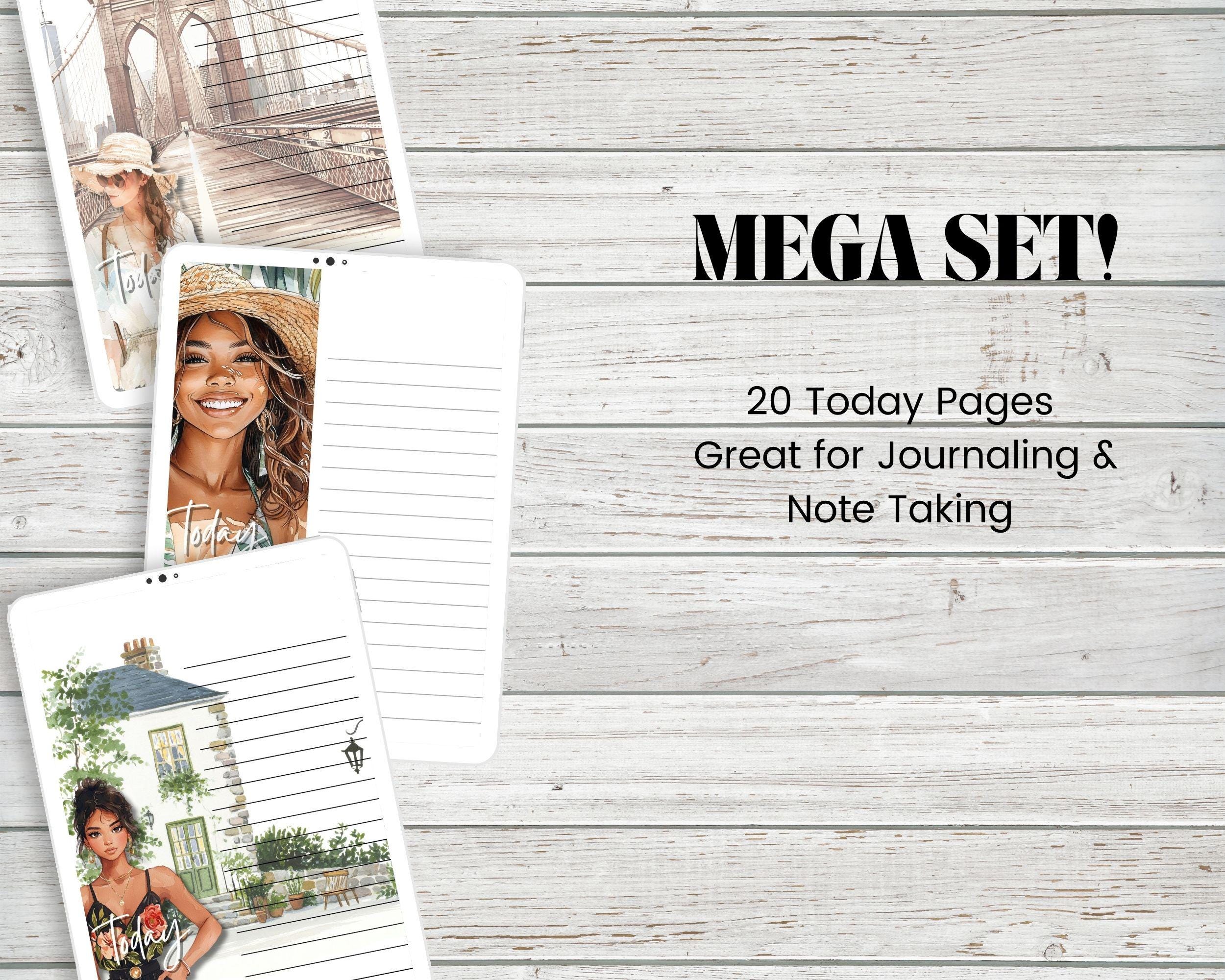 Hazy, Hot, & Humid Today Notes Pages, Digital and Printable Decorative ...