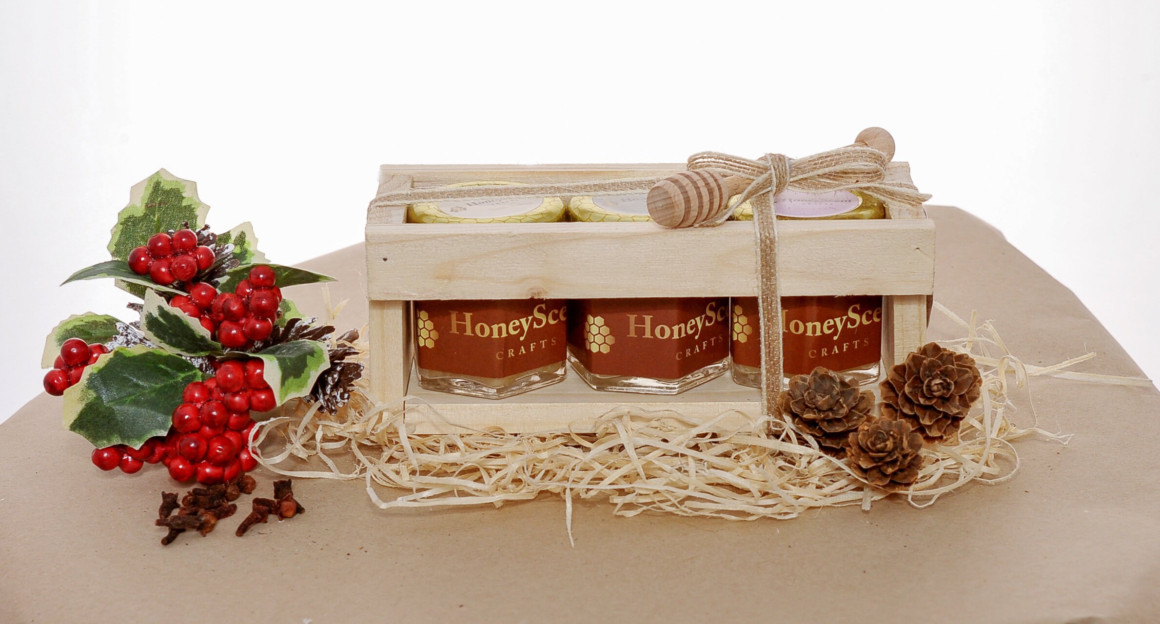 HoneyScentCrafts  Natural Scented Candles 100% Beeswax Hand-Made in Italy