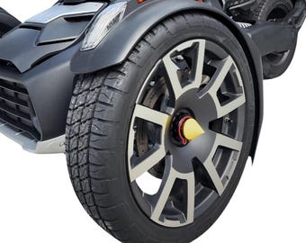 SPIKE RIM COVERS for Can-Am Ryker | Custom Accessory Mod for All Ryker Models 600 900 Ace Rally Sport | Trike Accessories | VelociMods