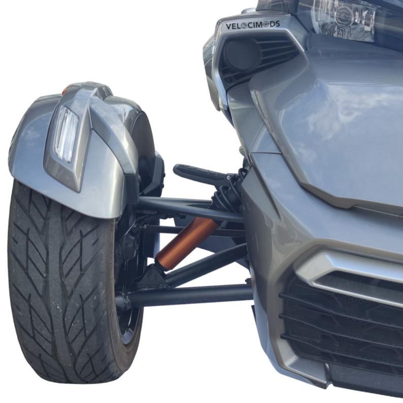 CAN-AM SPYDER stötdämparskydd | Främre fjädringsskydd | Tillbehör i specialfärg för BrP Trike F3 F3L F3S och F3T | Anpassade cykeldelar bild 1