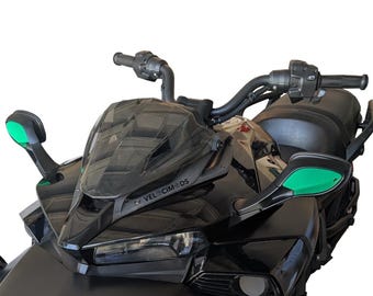 CAN-AM SPYDER Rearview Mirror Trim | Mirror Housing Cap Cover | Custom Color Accessories For BrP Trike F3 & F3S | Customized Bike Parts
