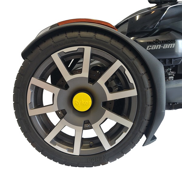WHEEL CAPS for Can-Am Ryker | Multiple Color Options | Custom Stylish Mod for All Ryker Models | Trike Accessories | Tricycle Mods