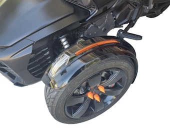 CAN-AM SPYDER Lug Nut Covers | Front Wheel Bolt Caps | Custom Color Accessories For BrP Trike | Customized Bike Parts | VelociMods