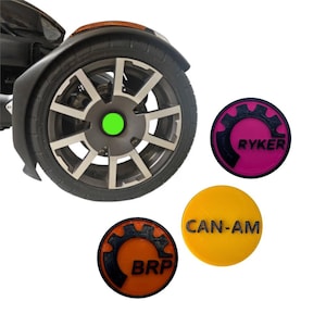 FELGENDRUCK Endkappen für Can-Am Ryker | Custom Zubehör Mod für Alle Ryker Modelle 600 900 Ace Kundgebung Sport | Trike Zubehör | VelociMods