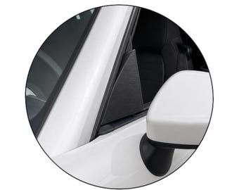 Window Anti Buffeting for Mazda Miata MX5 ND and Fiat 124 Spider | Side Glass Wind Spoiler Deflector | Roadster Accessories | VelociMods