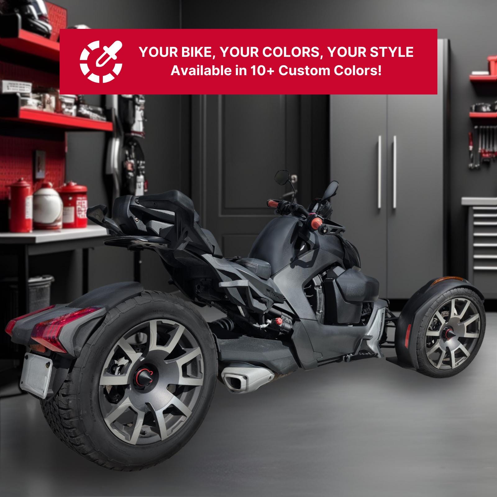 Can-Am Ryker用スパイクリムカバー｜Ryker全モデル（600、900、Ace