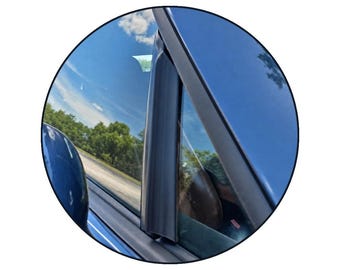 Window Wind Deflector for Mazda Miata Mk3 NC | Side Glass Anti Buffeting Spoiler | VelociMods