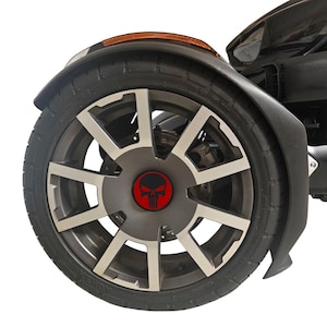 RADKAPPEN für Can-Am Ryker | Pop Culture Hero Rim Caps Logos für Alle BRP Ryker Modelle 600 900 Ace Kundgebung Sport | VelociMods