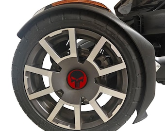 WHEEL CAPS for Can-Am Ryker | Pop Culture Hero Rim Caps Logos for All BRP Ryker Models 600 900 Ace Rally Sport | VelociMods