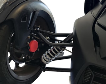 FRONT HUB COVERS for Can-Am Ryker | Custom Accessory Mod for All Ryker Models 600 900 Ace Rally Sport | Trike Accessories | VelociMods