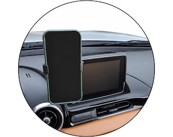 Smartphone Holder for Mazda Miata MX5 ND and Fiat 124 Spider | Multimedia Screen Protector Tray Storage Phone Mount Stand | VelociMods