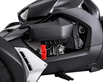 Omgekeerde pedaalcover voor BRP Can-Am RYKER | Pookknop | Trike-accessoires in aangepaste kleur | Aangepaste fietsonderdelen | VelociMods