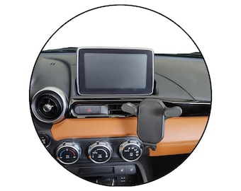 AIR VENT SMARTPHoNE HoLDER for Mazda Miata MX5 ND and Fiat 124 Spider | Phone Stand Smart Mount | VelociMods