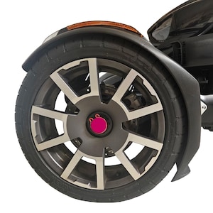 WHEEL CAPS for Can-Am Ryker | Custom Accessory Mod for All BRP Ryker Models 600 900 Ace Rally Sport | Trike Accessories | VelociMods