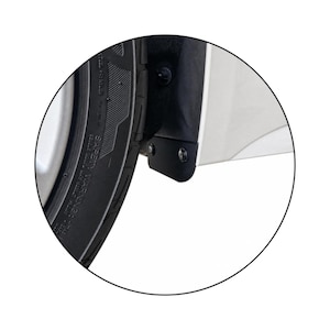 Torque Box Covers for Fiat 124 Spider | Splash Mud Guard Fender Mudflap | Roadster Accessories | Replace OEM 68315588AA and 68315589AA