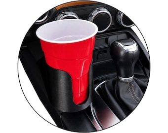 Driver Cupholder for Mazda Miata MX5 ND and Fiat 124 Spider | Center Console Front Drink Bottle Holder | Roadster Accessories | VelociMods
