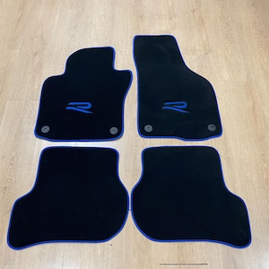 Floor Car Mat For Volkswagen Golf 6 R 2009-2012 , Embroidery Logo , Free Shipping , Set of 4 , Production to Order