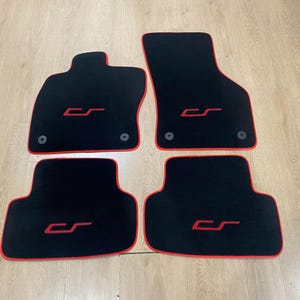 Floor Car Mat For Volkswagen Golf 8 GTI Clubsport 2021-2025 , Embroidery Logo , Free Shipping , Set of 4 , Production to Order