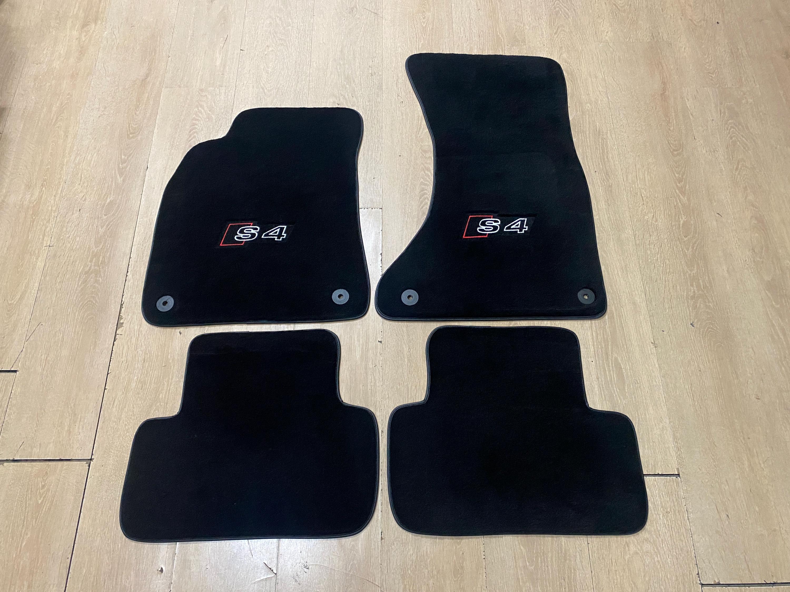 Floor Car Mat For Audi A4 , S4 All Model , Embroidery Logo , Free Shipping , Set of 4 , Production to Order