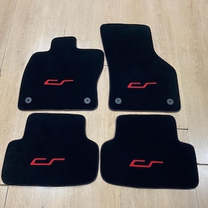 Floor Car Mat For Volkswagen Golf 8 GTI Clubsport 2021-2025 , Embroidery Logo , Free Shipping , Set of 4 , Production to Order