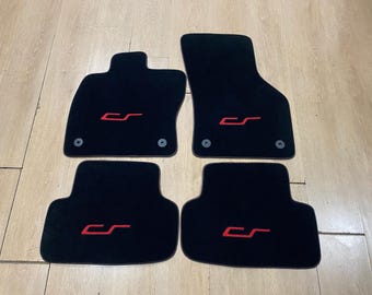 Floor Car Mat For Volkswagen Golf 8 GTI Clubsport 2021-2025 , Embroidery Logo , Free Shipping , Set of 4 , Production to Order