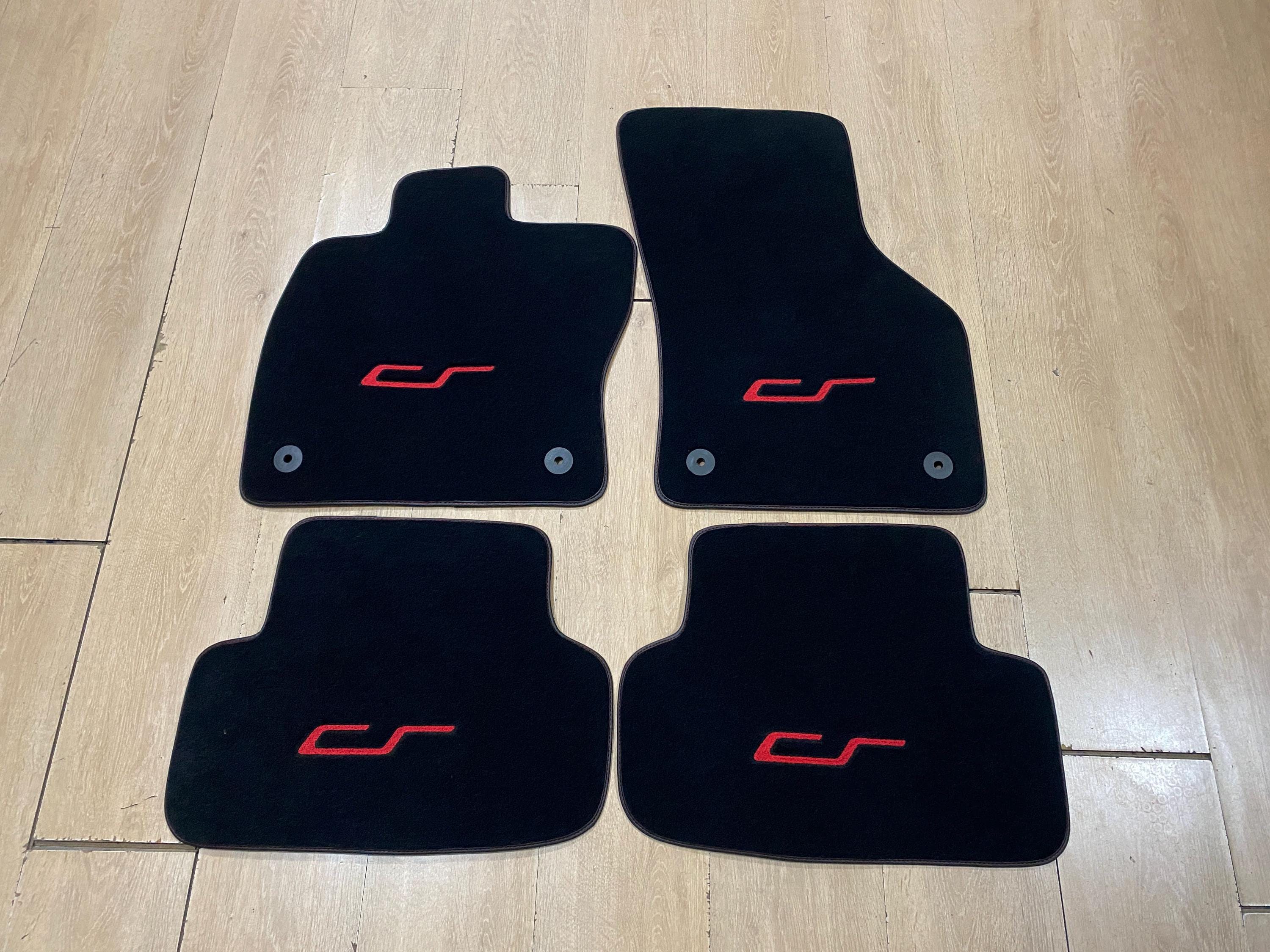 Tapis de sol de voiture pour Volkswagen Golf 8 GTI Clubsport 2021-2025, Logo brodé, Livraison gratuite, Lot de 4, Production sur commande