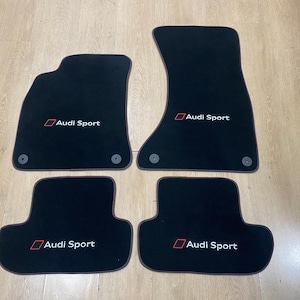 Floor Car Mat for Audi S5 2007 2015 8T3 Coupe Embroidery Logo Free Shipping Set of 4 Production to Order Etsy