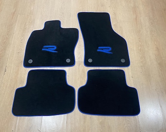 Floor Car Mat For Volkswagen Golf 7 R 2013-2020 , Embroidery Logo , Free Shipping , Set of 4 , Production to Order