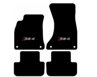 Floor Car Mat For Audi A4 , RS4 All Model , Embroidery Logo , Free Shipping , Set of 4 , Production to Order